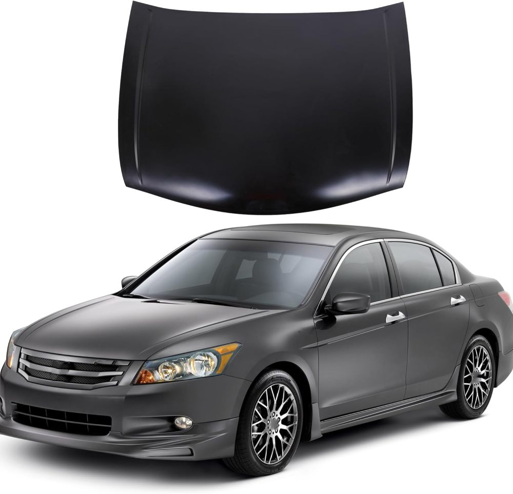 Replacement Part Compatible with 2008-2012 Honda Accord Sedan Hood Panel Assembly (HO1230154)