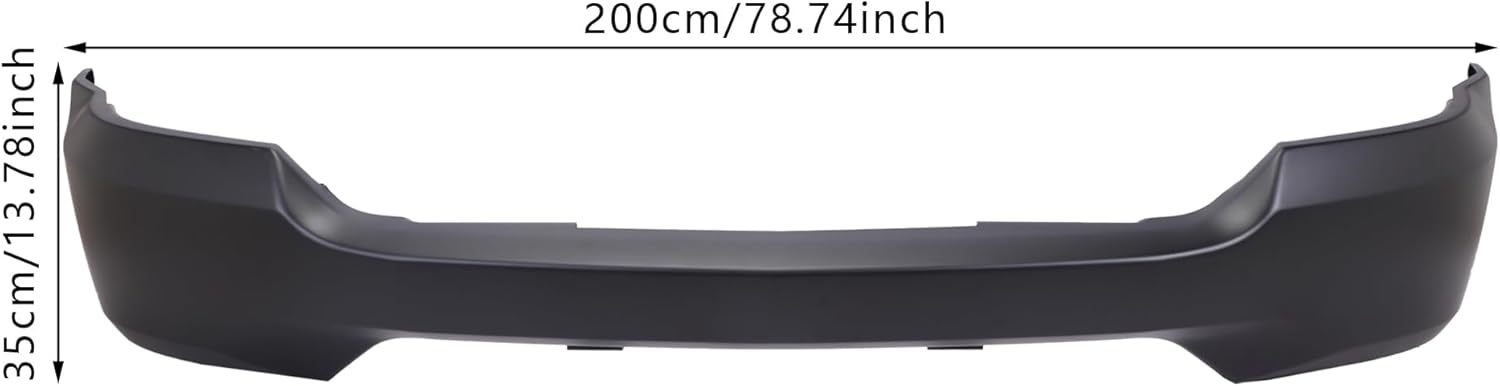 Chrome Steel Front Bumper Face Bar Compatible with 2016 2017 2018 Chevy Silverado 1500 Without Fog/Sensor Blcak 84029793GM1002869