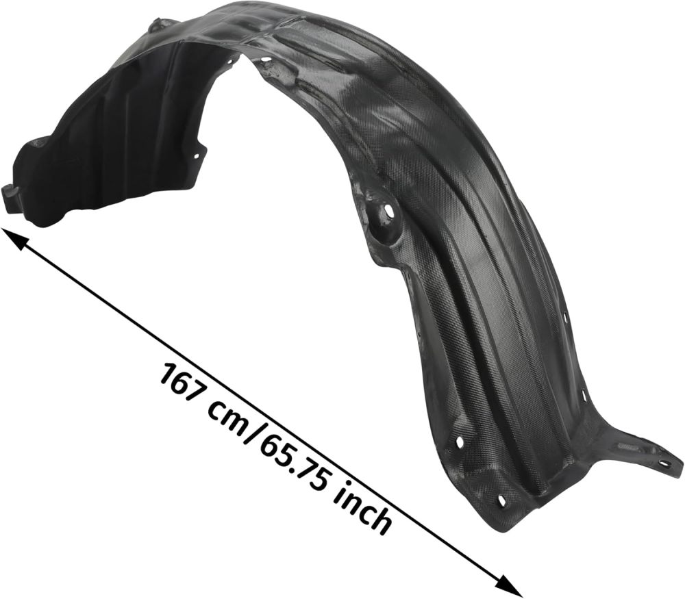 Pair Front Left& Driver Side Fender Liner Inner Panel Rreplacement For 2014-2015 Lexus IS250 Fender Liner Splash Shield 5380653070/5380553070