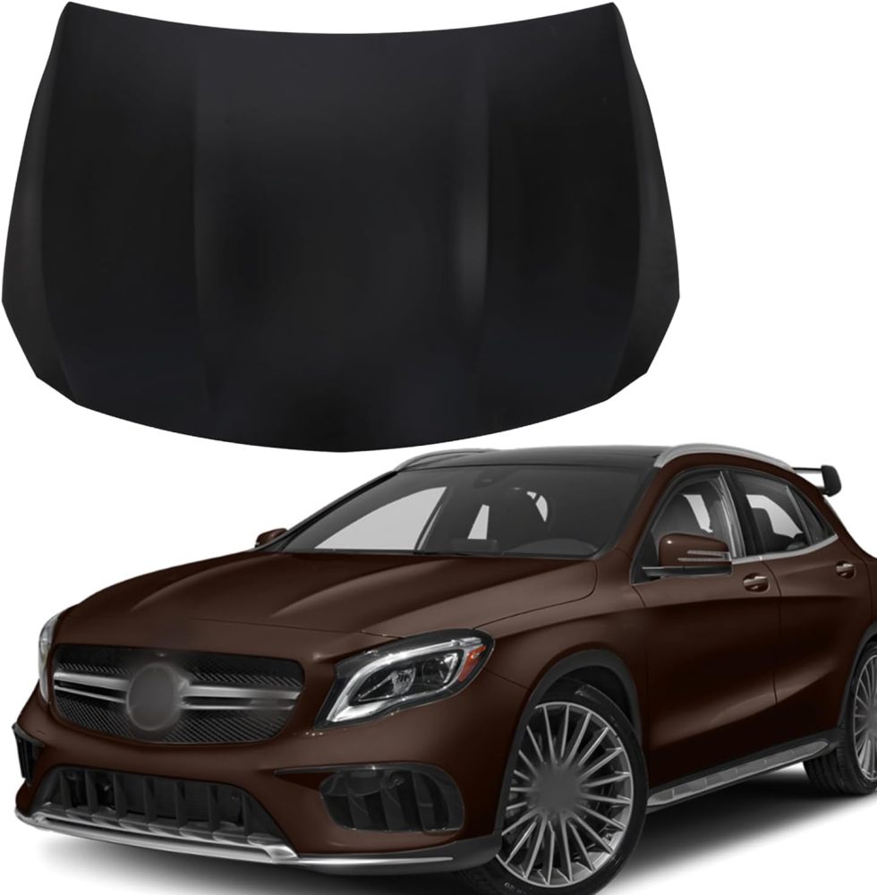Front Hood Panel Primed Aluminum Direct Replacement For 2015-2020 Mercedes-Benz GLA250 OEM 1568800057