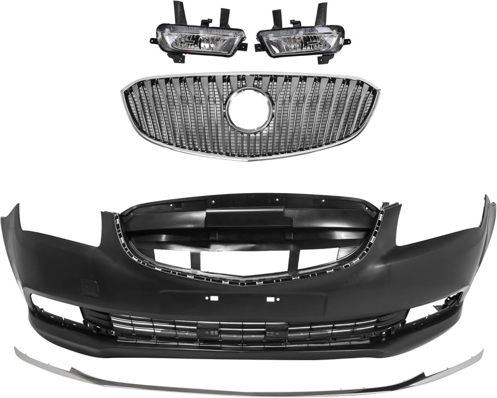 Front Bumper Grille Fit for 2014 2015 2016 Buick LaCrosse Front Upper Grill Set