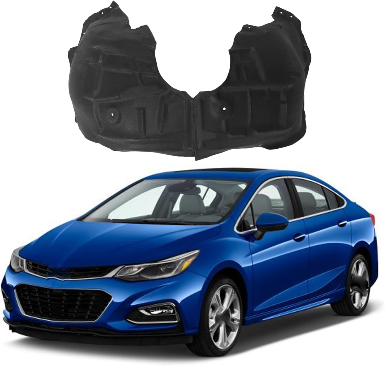 Front Driver Fender Liner For 2016 2017 2018-2019 Chevrolet Cruze, Replacement Left Side 84156926
