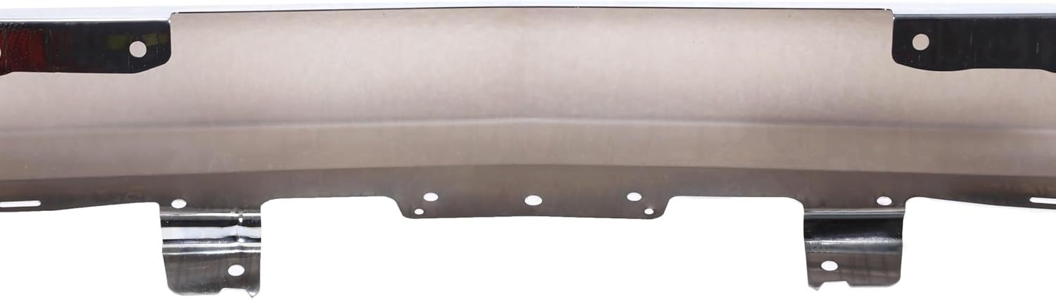 Chrome Steel Front Bumper Face Bar Compatible with 2016 2017 2018 Chevy Silverado 1500 Without Fog/Sensor Silver 84029799GM1002860