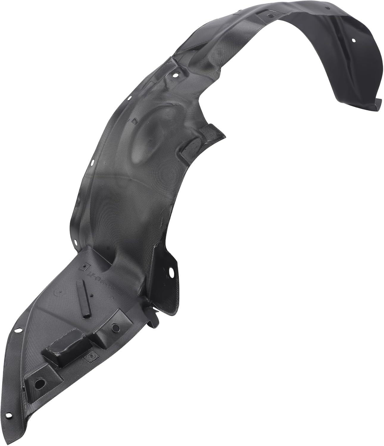 Front Right Inner Fender Liner Black Passenger Side Compatible with Chevrolet Malibu 2008-2012 20830626-PFM