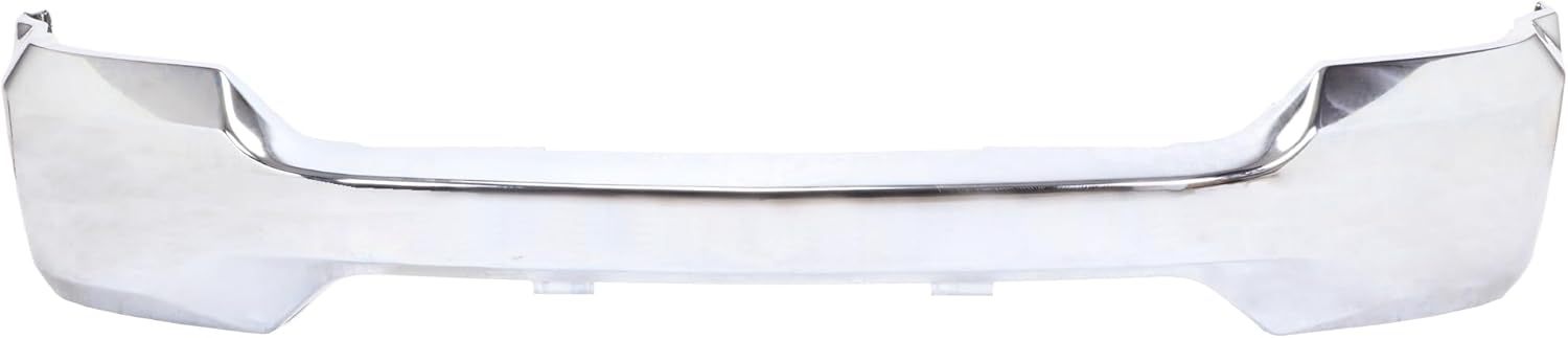 Chrome Steel Front Bumper Face Bar Compatible with 2016 2017 2018 Chevy Silverado 1500 Without Fog/Sensor Silver 84029799GM1002860