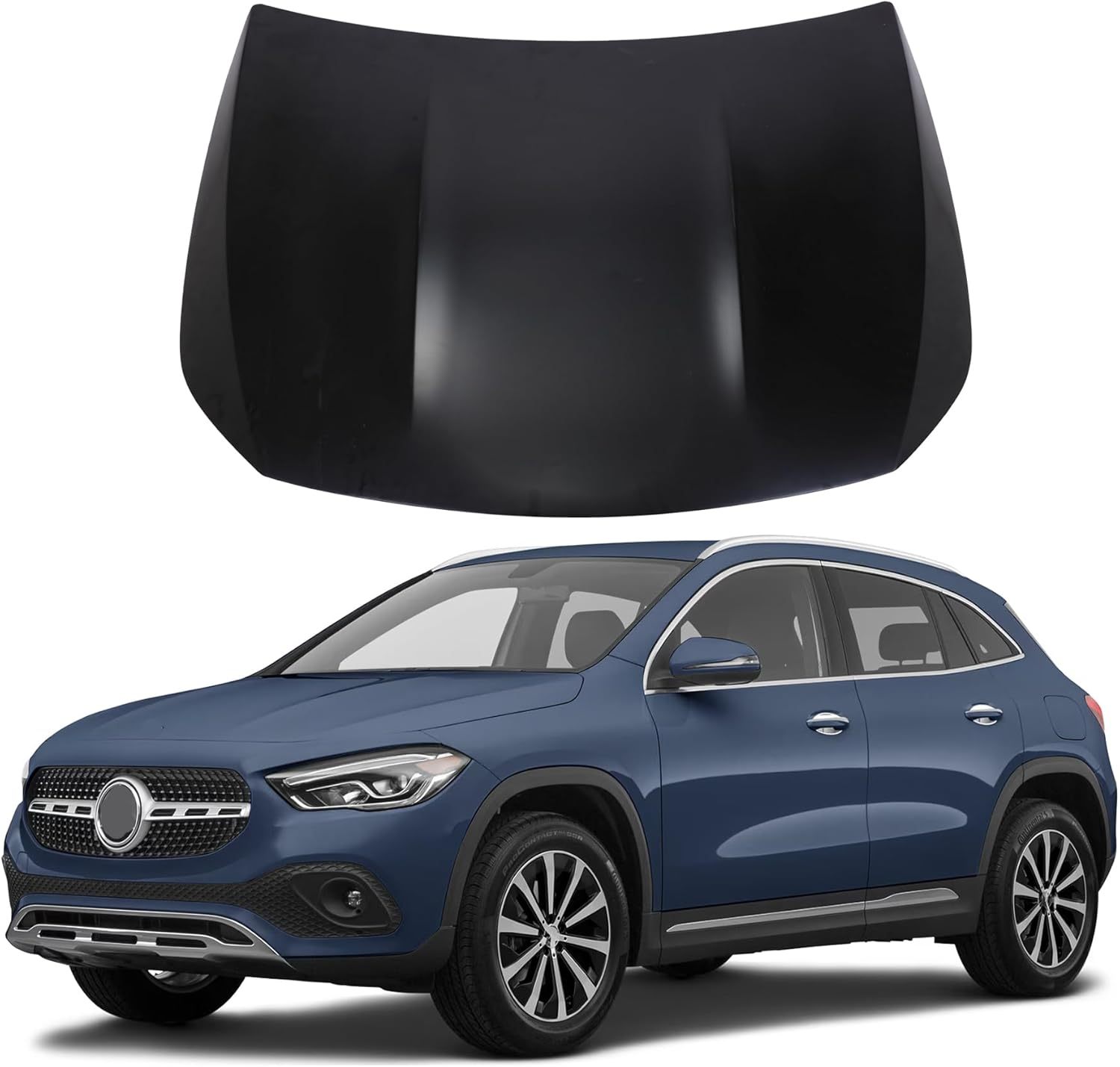 Replacement Part Compatible with Mercedes-Benz CLA250 CLA45 AMG 2020 2021 2022 2023 Hood Panel Aluminum Assembly (OEM Number 2928800057)