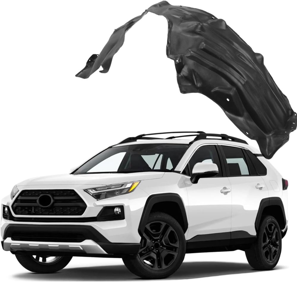 Front Passenger & Driver Side Fender Liner Inner Panel For 2019-2020 Toyota RAV4 Fender Liner Splash Shield Replacement 538750R080 538760R080