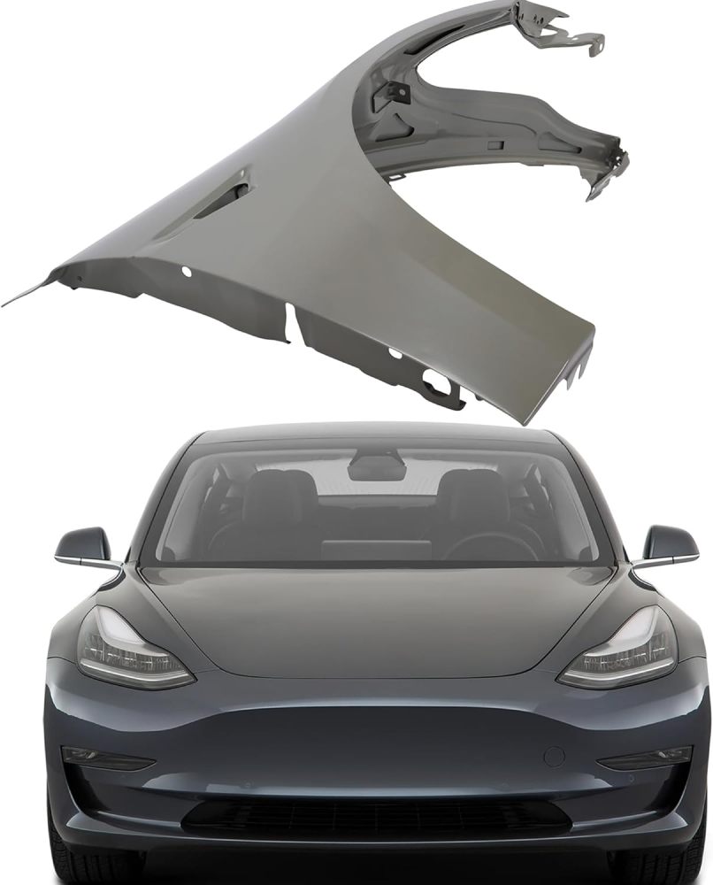 For Tesla Model 3 2017 2018 2019 2020 2021 2022 2023 1081401E0D Front Passenger Right Side Fender Primed Steel