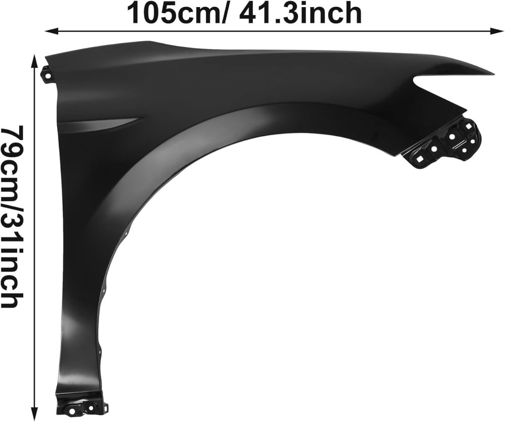 Fender Set For 2018-2022 Toyota Camry Front Left+Right Side Fender Steel OEM#84384210 84384211