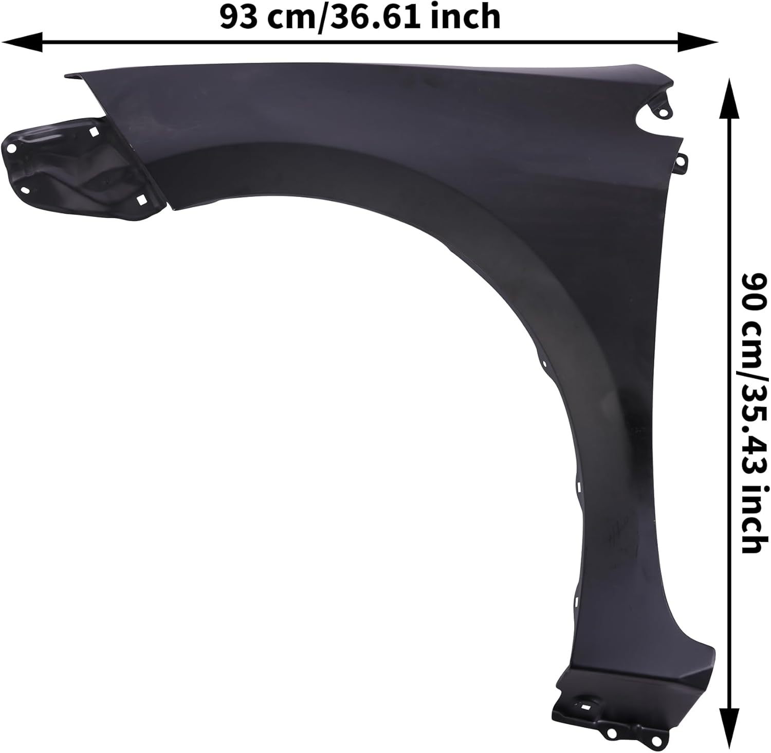 New Front Passenger & Driver Side Fender Primed Steel Set For 2014-2019 Toyota Corolla