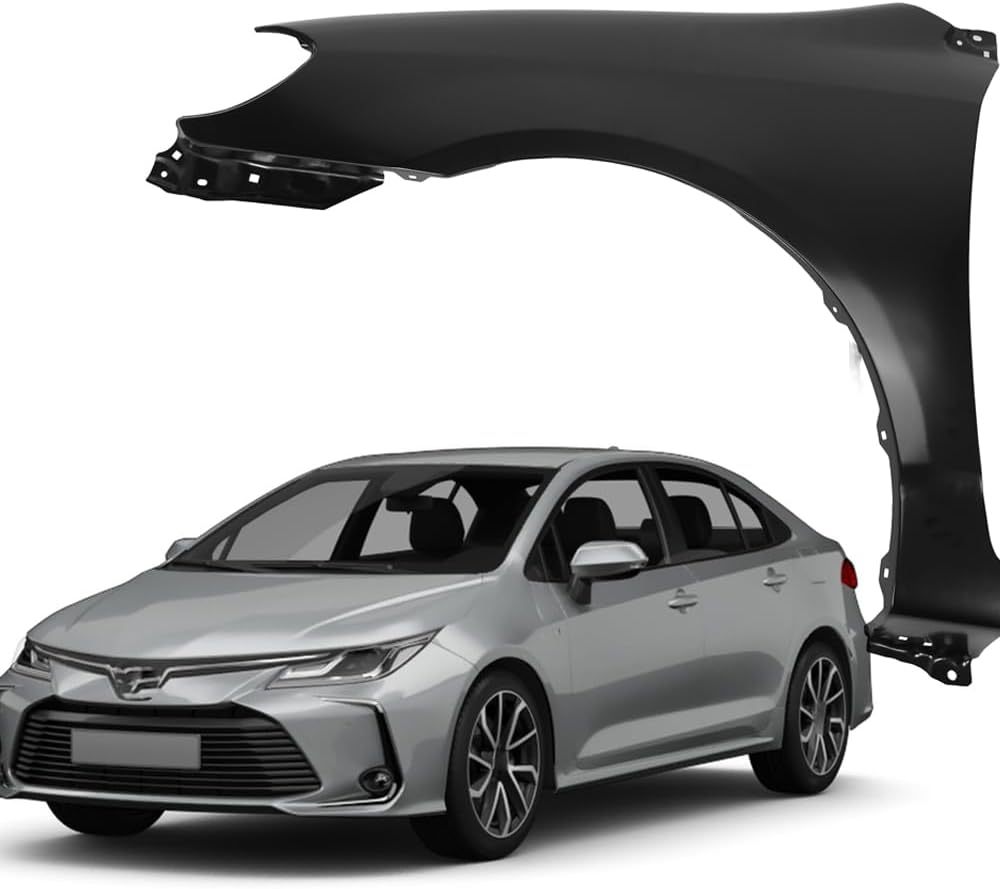 Front Driver Left Side Fender Primed Steel Fits For 2018-2022 Toyota Camry Replaces of 5380206180