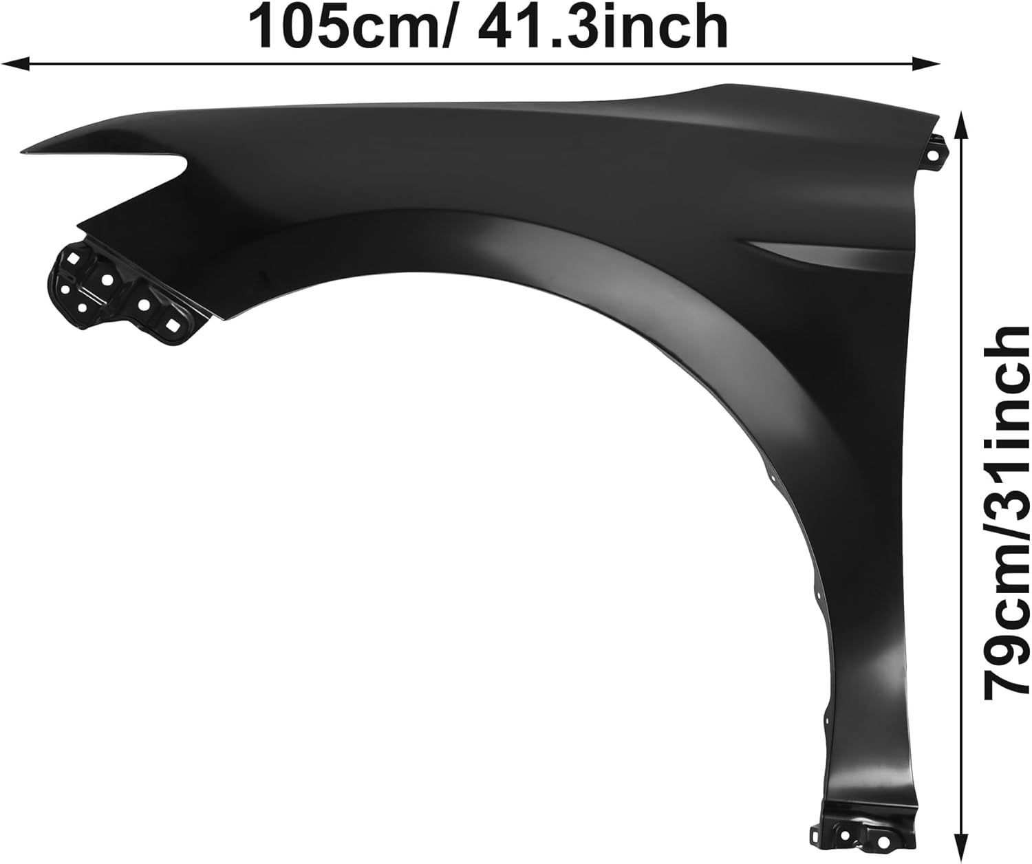 For 2018-2022 Toyota Camry Front Passenger Driver Side Fender Primed Steel Replacement 5380206180+80106170