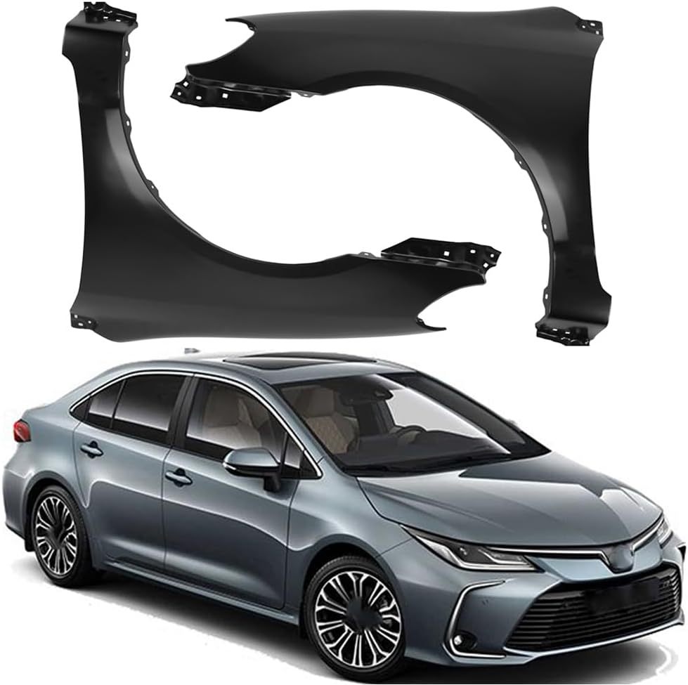 Fender Set For 2018-2022 Toyota Camry Front Left+Right Side Fender Steel OEM#84384210 84384211