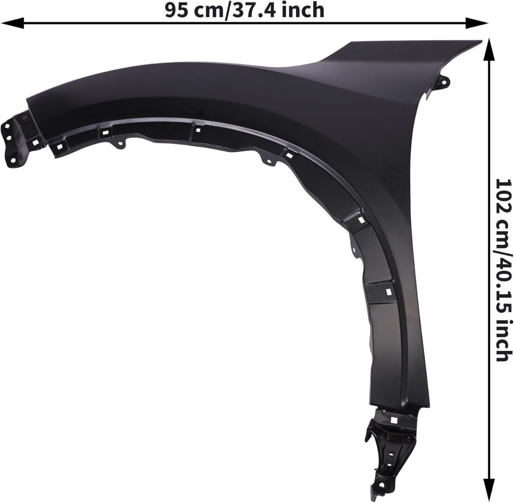 Front Fender Set Primed Driver Passenger Side Steel For 2016-2022 Honda HR-V HO1241190HO1240190