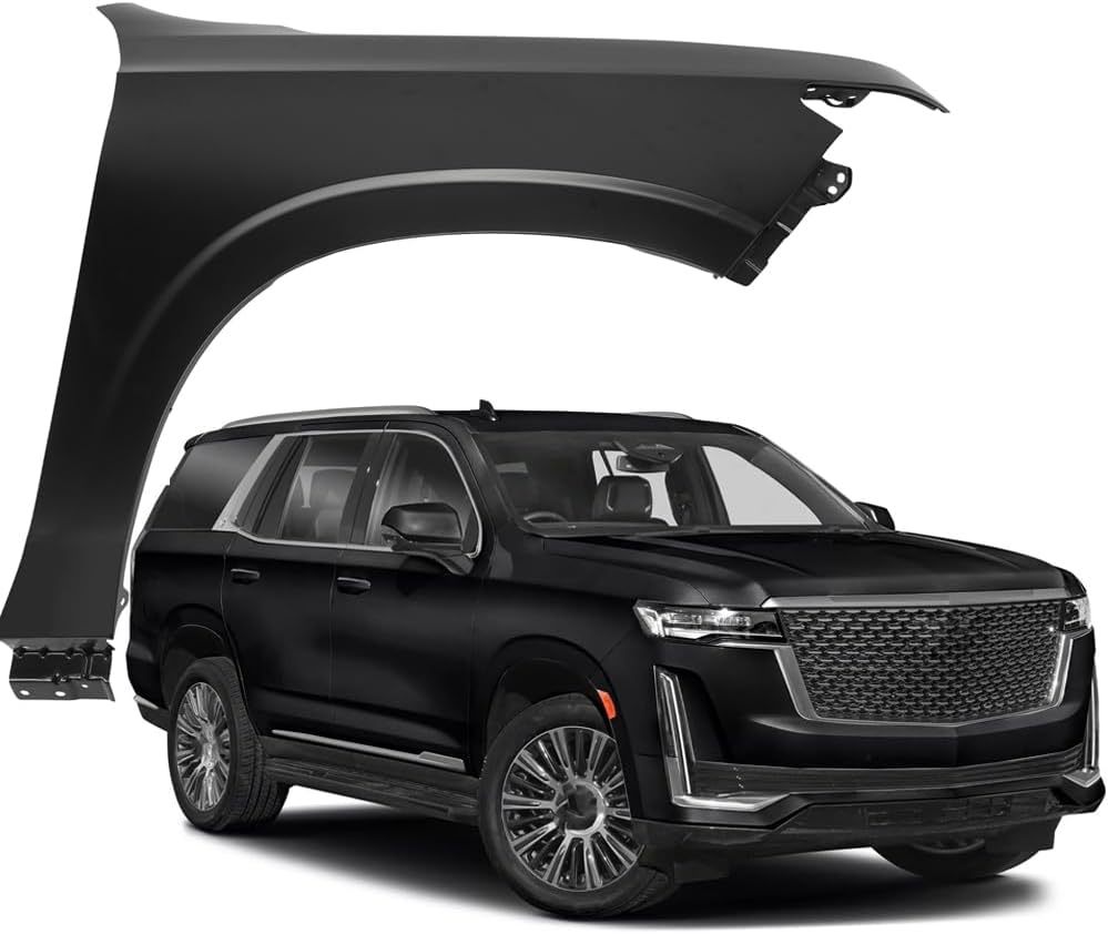 Front Fender Compatible with 2021-2023 Cadillac Escalade Passenger Right Side Primed Steel OEM 84384207