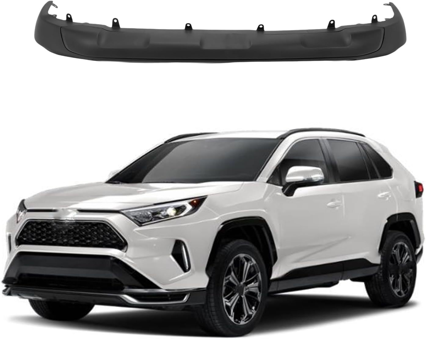 Air Dam Deflector Lower Valance Apron Front 524110R130 for Toyota RAV4 2019 2020 2021 2022 2023