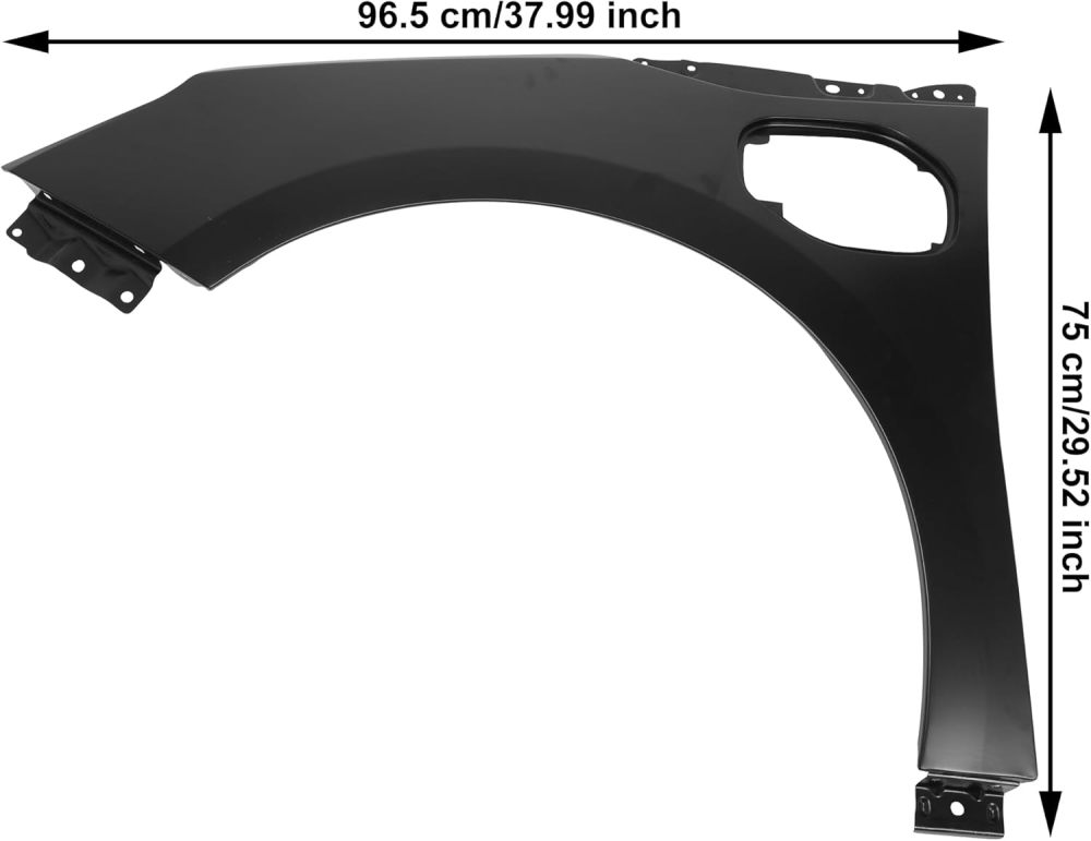 Front Driver Left Side Fender Compatible With 2016-2019 Chevrolet VoLT, Steel Primed OEM: 84030923