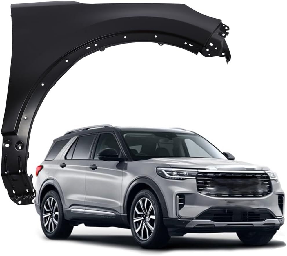 Front Fender Compatible with 2011 2012 2013 2014 2015 Ford Explorer Passenger Right Side Primed Steel BB5Z16005A