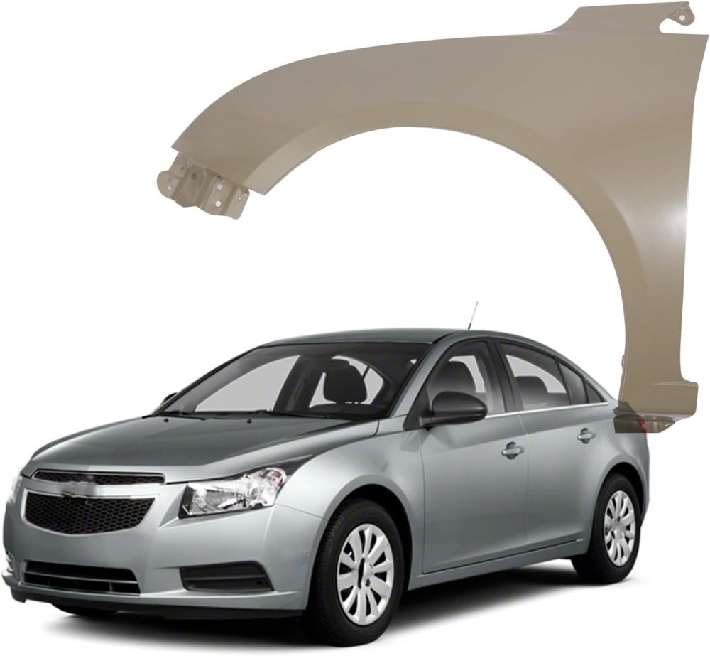 Front Left Fender Compatible with 2011-2015 Chevrolet Cruze Drive Side Steel Primed Replacement Of 95092194
