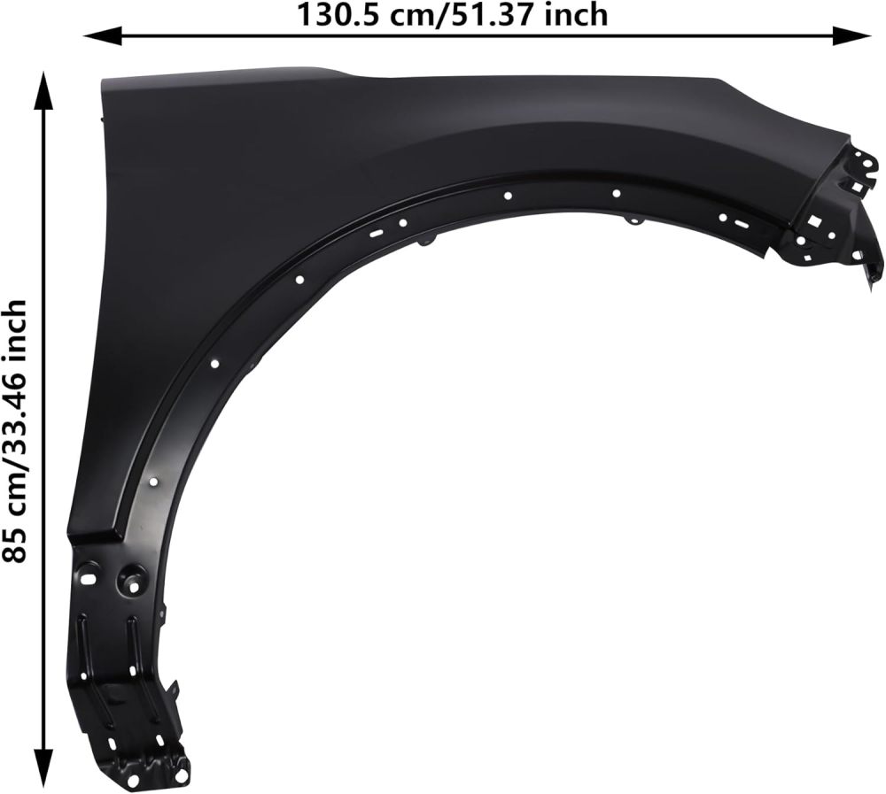 Fender Front Left Driver & Right Passenger Side Primed Steel For 2011 2012 2013 2014 2015 Ford Explorer BB5Z16005ABB5Z16006A