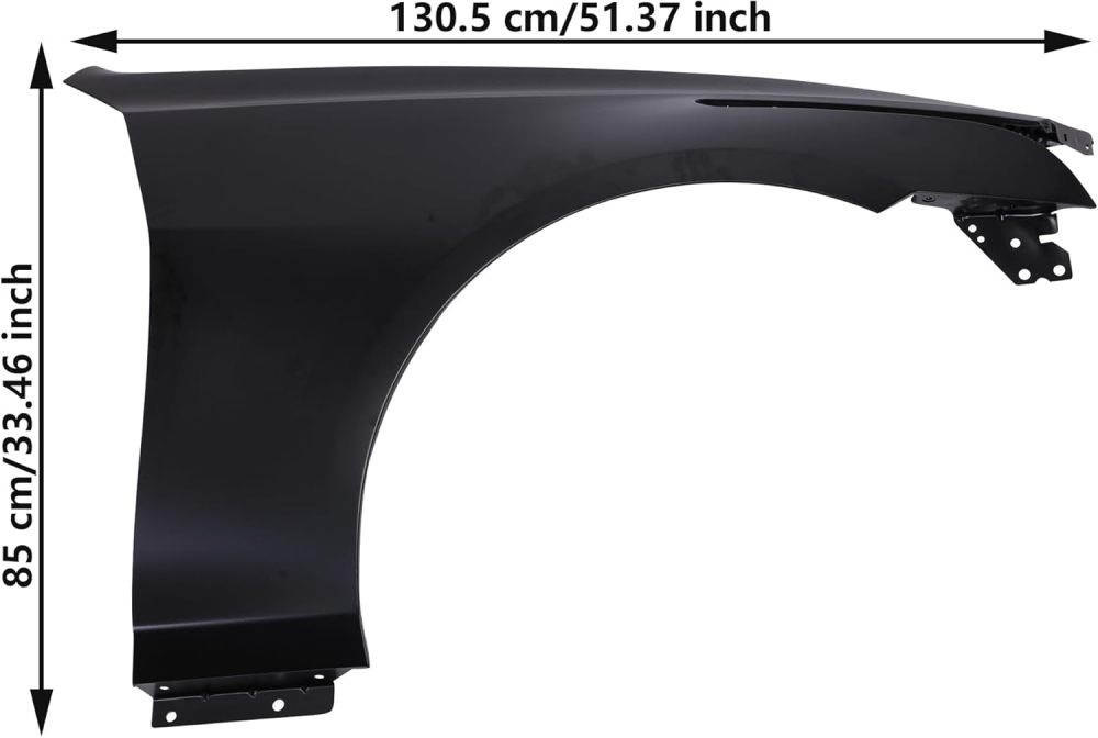 Front Fender Fit for 2014-2019 Cadillac CTS CAPA Sedan Primed Steel Front Right Side Replace 84054145