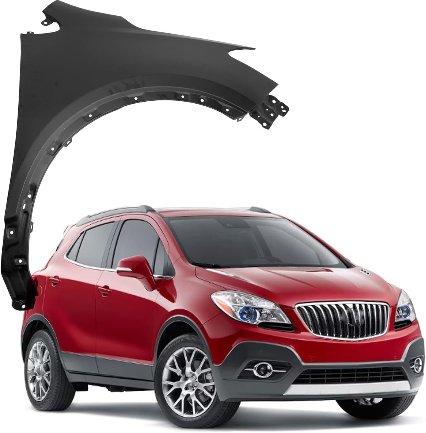 Fits 2013-2016 Buick Encore Right Front Fender Passenger Side Fender Replacement For 95031570