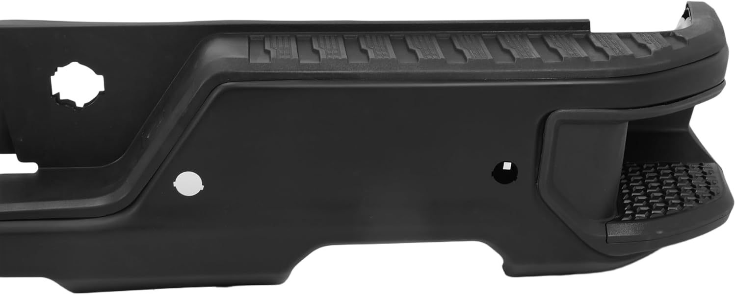 Rear Bumper Face Bar Compatible For 2019-2023 Chevy Silverado GMC Sierra 1500 Classic W/Exhaust W/Park Sensor Steel Bumper