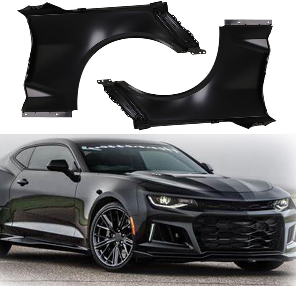 Front Fender Compatible with 2016-2022 Chevrolet Camaro Front Left Driver&Passenger Right Side Primed Steel Replace 23221297 21296