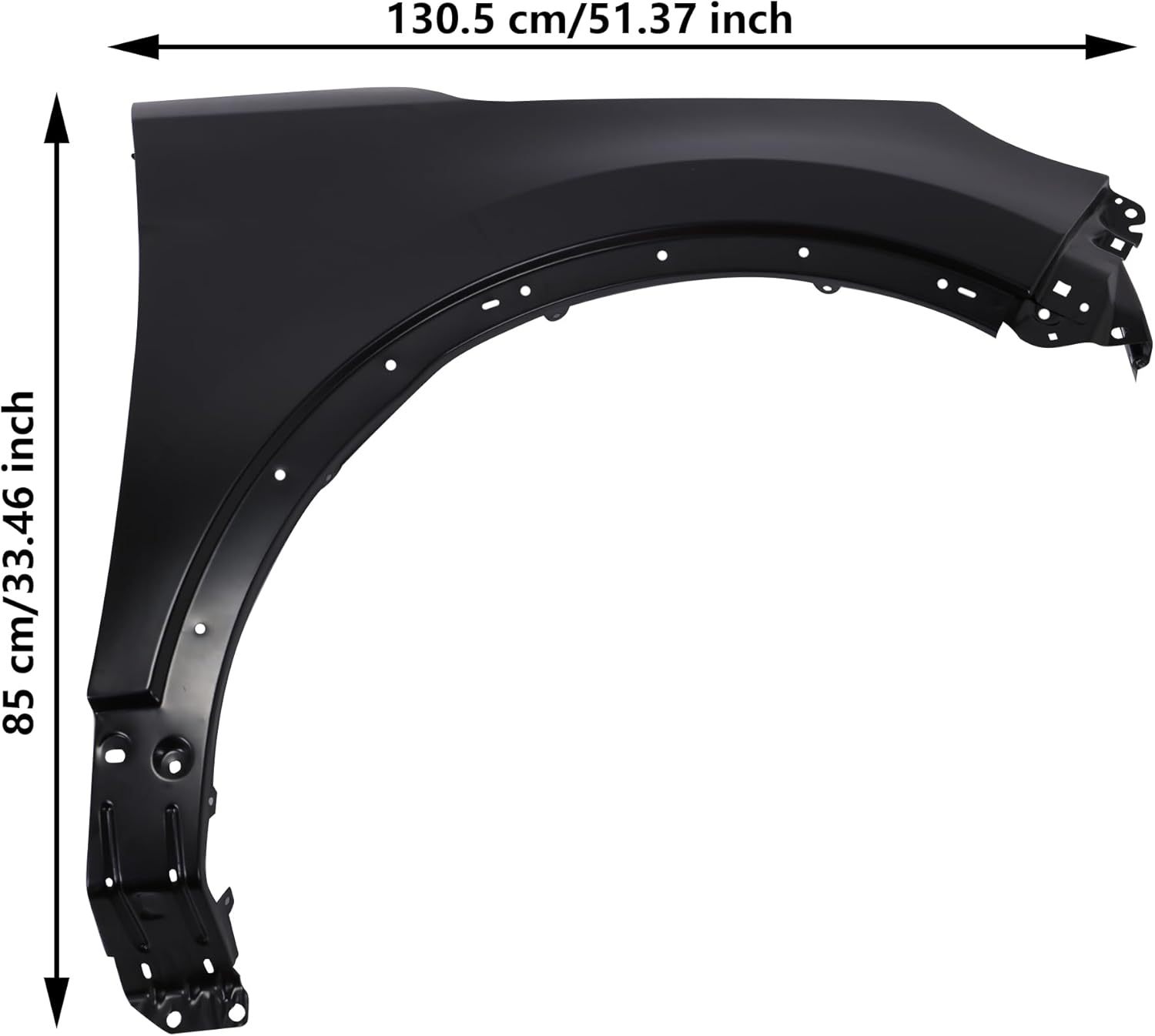 Front Fender Compatible with 2011 2012 2013 2014 2015 Ford Explorer Passenger Right Side Primed Steel BB5Z16005A