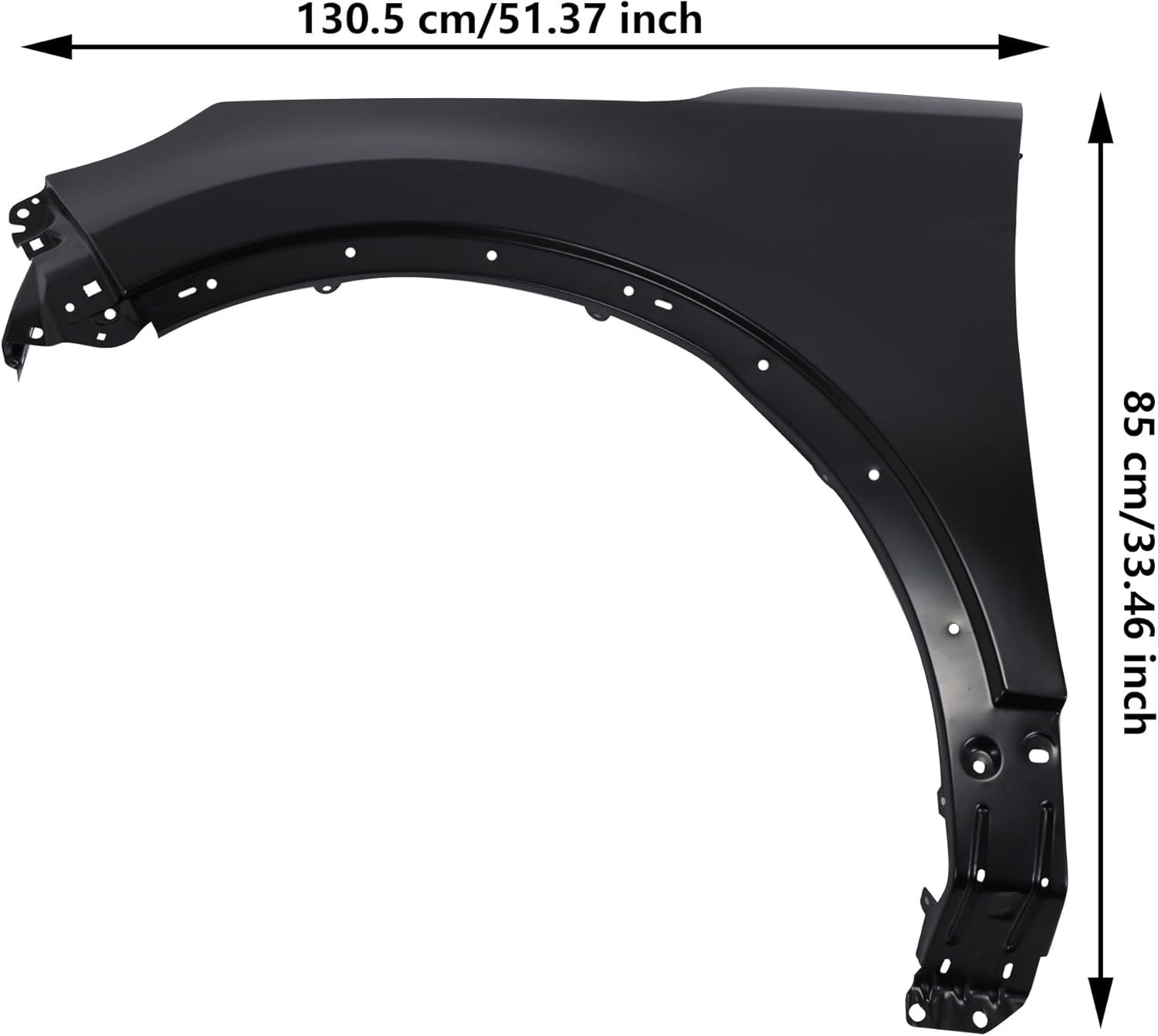 Front Driver Left Side Fender Compatible With 2011-2015 Ford Explorer, Steel Primed OEM:BB5Z16006A