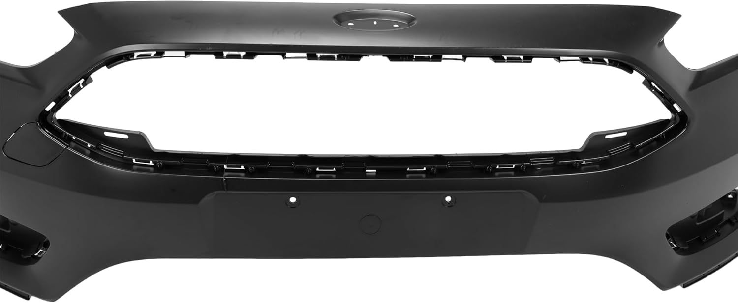 Fits For 2015 2016 2017 2018 Ford Focus Front Bumper Cover Complete Grill Upper Lower 7PCS/Set