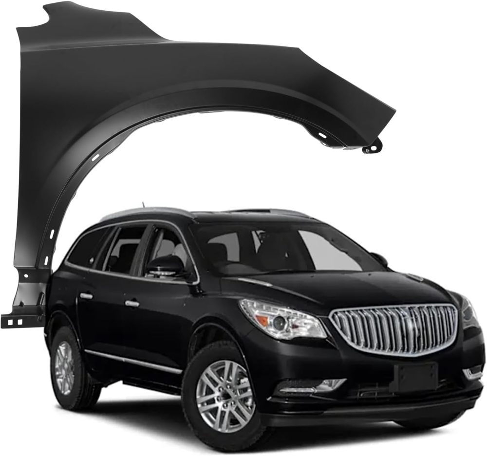 Front Fender Compatible With 2013-2017 Buick Enclave Primed Steel Passenger Side OEM:22813293