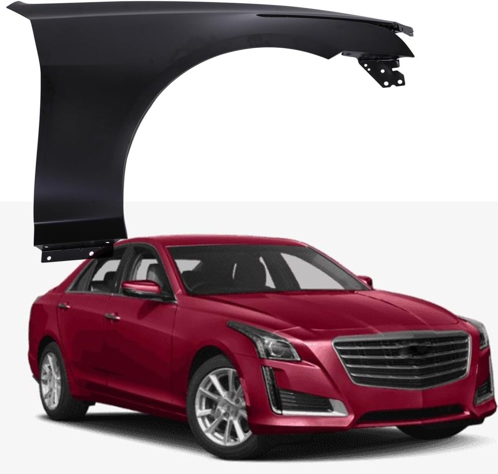 Front Fender Fit for 2014-2019 Cadillac CTS CAPA Sedan Primed Steel Front Right Side Replace 84054145