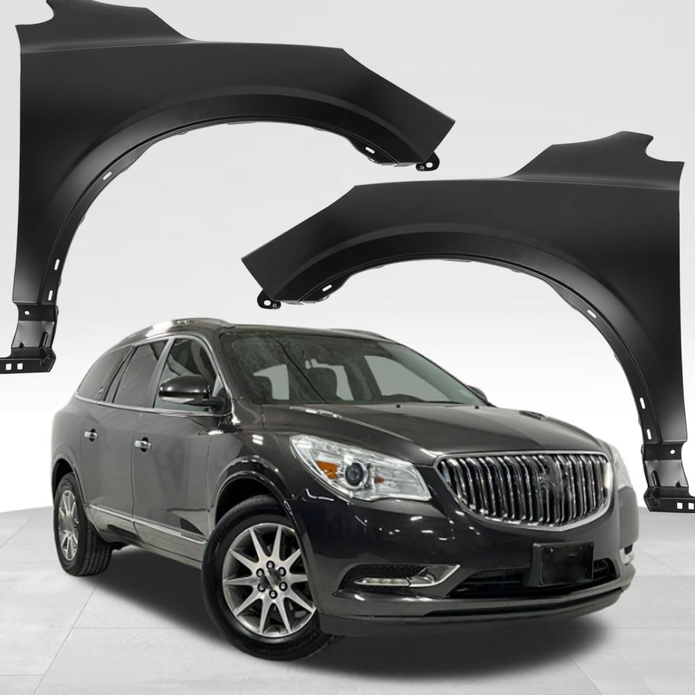 Set of Front Fender Replacement For 2013-2017 Buick Encore Driver&Passenger Side Primed Steel OEM 22813293 813292
