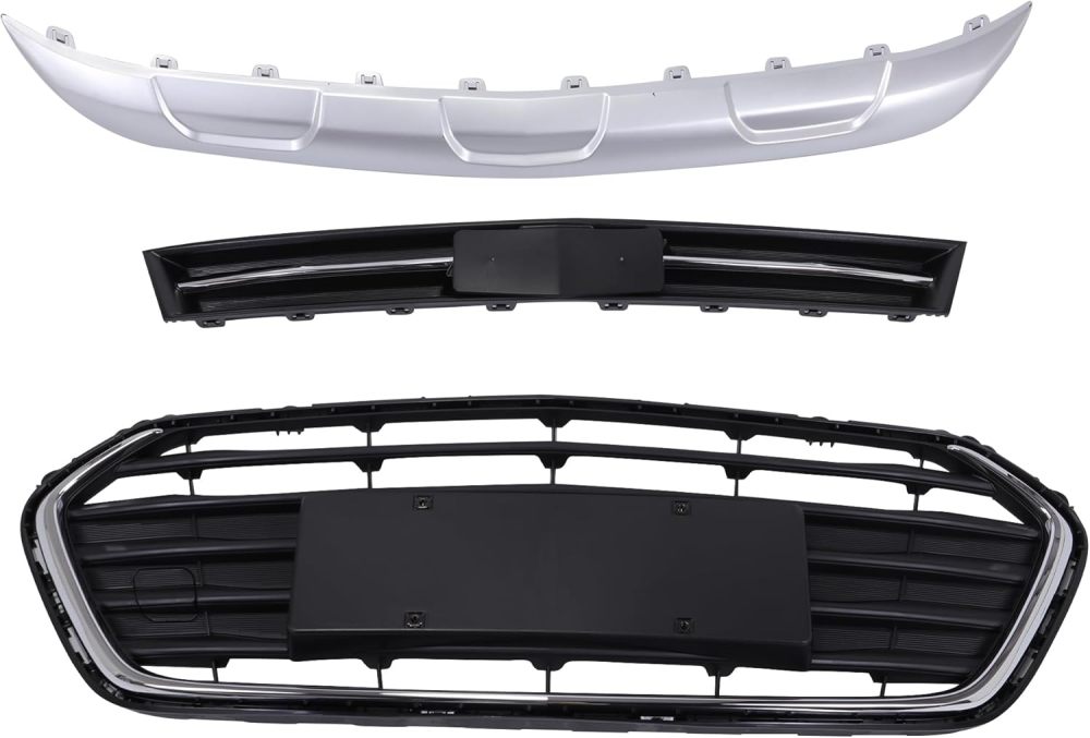 9 PCS/Set Front Bumper Cover Upper Lower Complete Grills Fits Chevy Trax 2017 2018 2019 2020 2021
