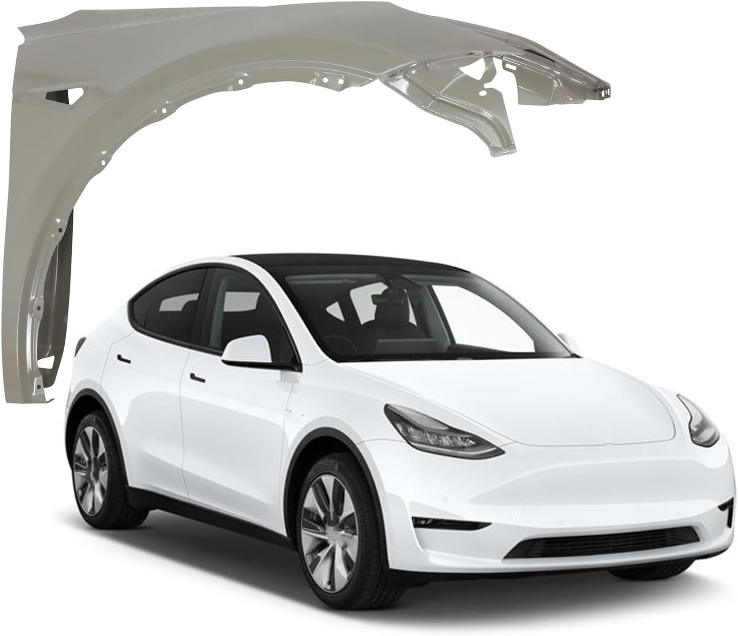 Fits For Tesla Model Y 2020 2021 2022 2023 Front Fender Passenger Right Side 1493452-SO-A