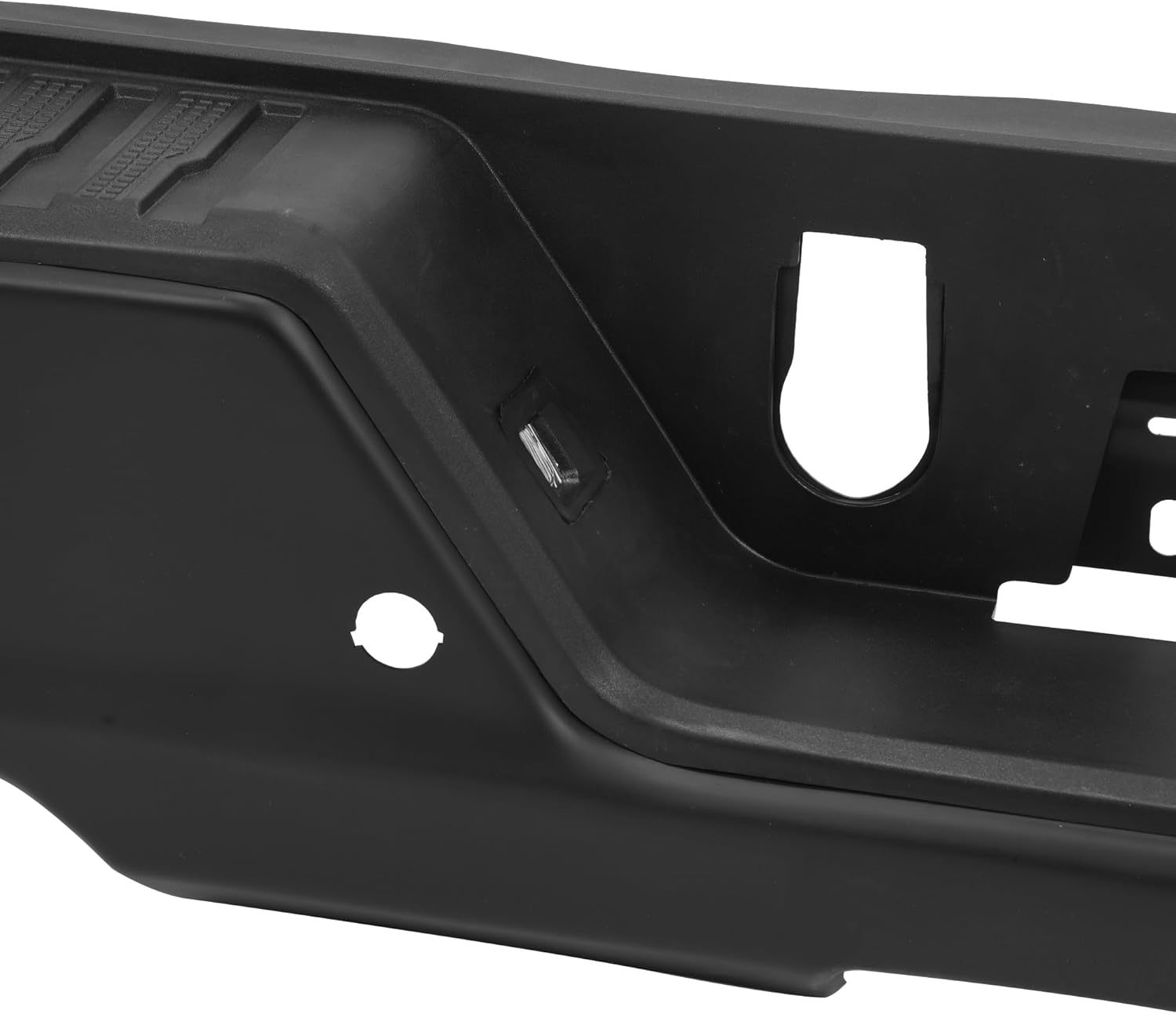 Rear Bumper Face Bar Compatible For 2019-2023 Chevy Silverado GMC Sierra 1500 Classic W/Exhaust W/Park Sensor Steel Bumper
