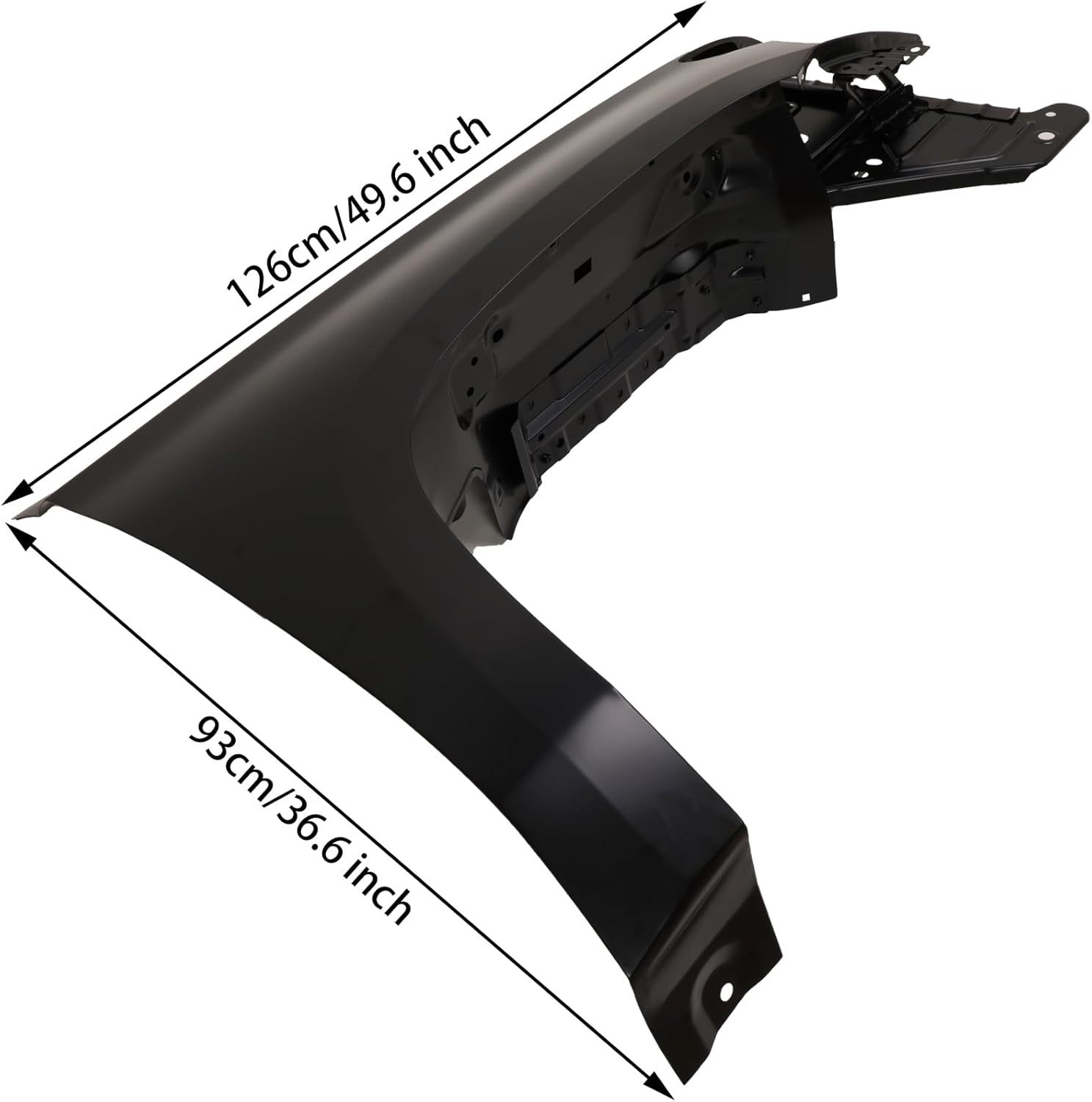 Front Passenger Side Fender Compatible with 2015-2020 Chevrolet Tahoe Suburban, Car Right Fender Replacement Of 84216910