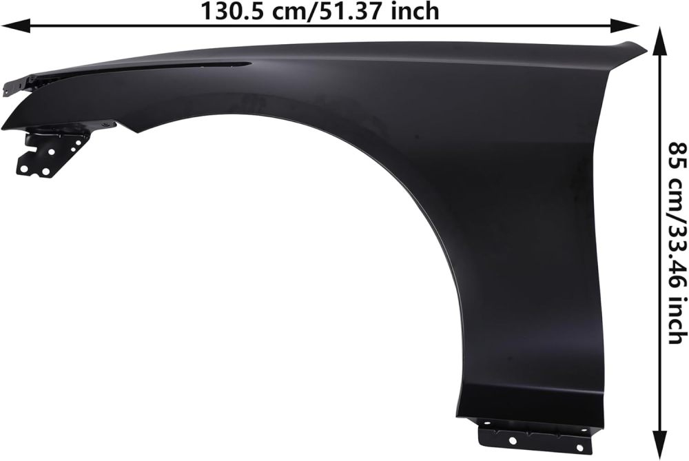 Pair/Set Front Fender For 2014-2019 Cadillac CTS CAPA (Left & Right/Driver & Passenger Side) Replacement 8405414584054144