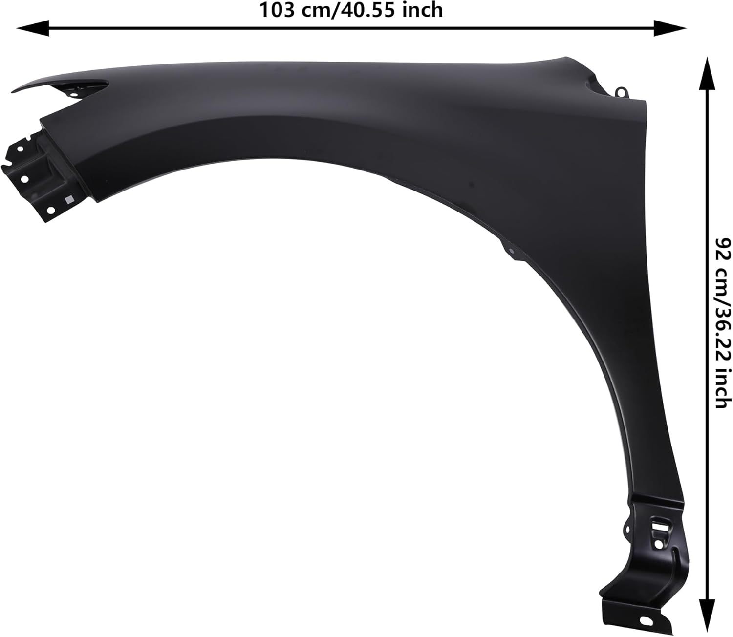 Fender Front Left Driver & Right Passenger Side Primed Steel For 2011-2014 Ford Edge CT4Z16005ACT4Z16006A