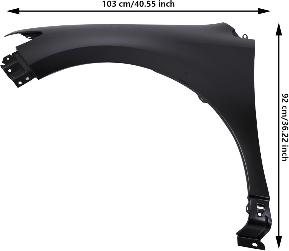 Fender Front Left Driver & Right Passenger Side Primed Steel For 2011-2014 Ford Edge CT4Z16005ACT4Z16006A