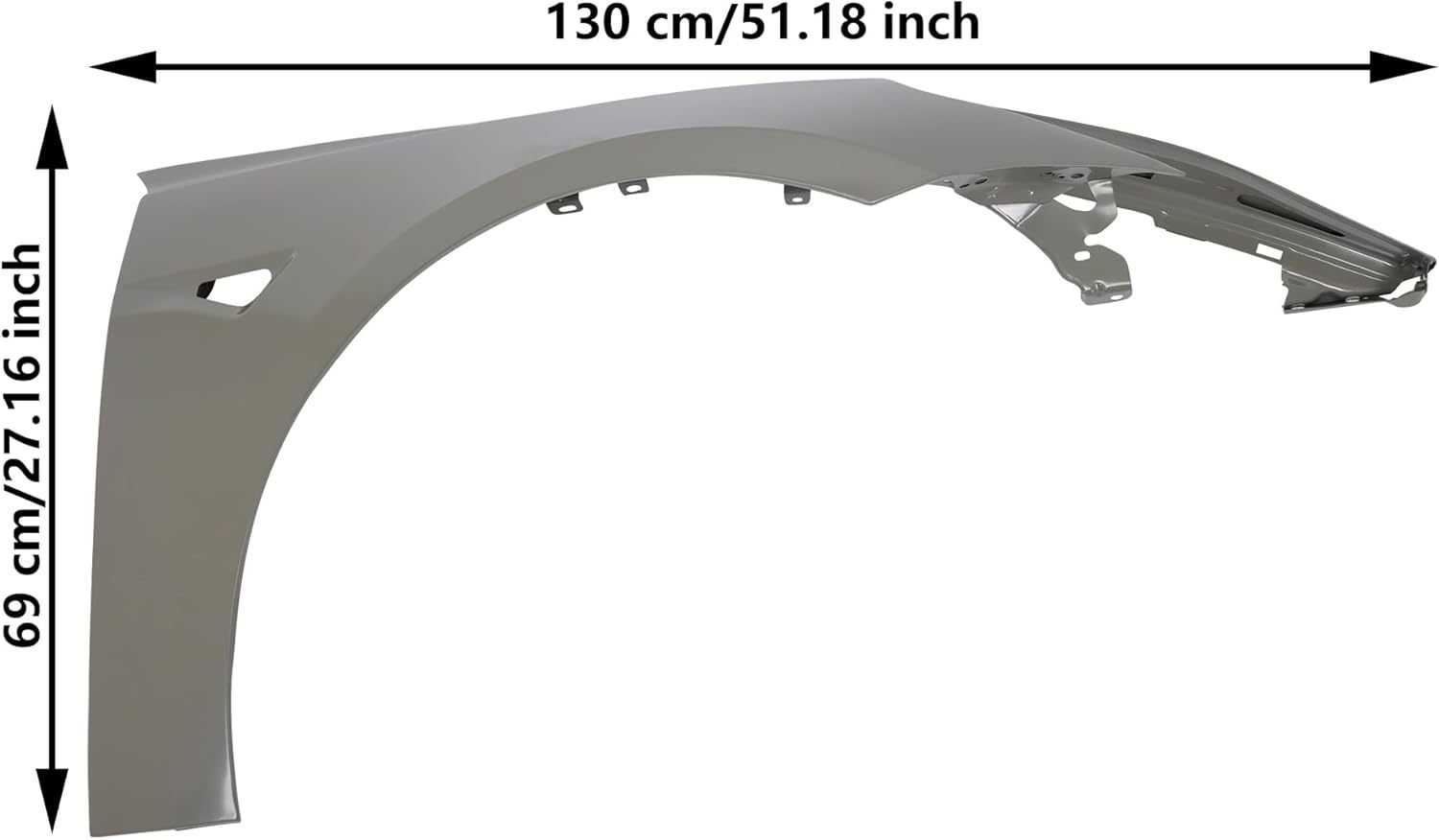 Front Fender For 2017-2023 Tesla Model 3 Front Left+Right Side Fender Primed Steel OEM 1081401E0D 81400E0D