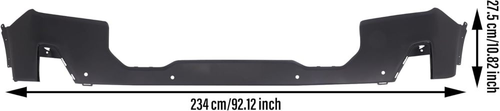 Front Bumper Cover W/Radar Sensor Holes Compatible with GMC Acadia 2020 2021 2022 Plastic Bumpers Face Bar Replacement 84779370