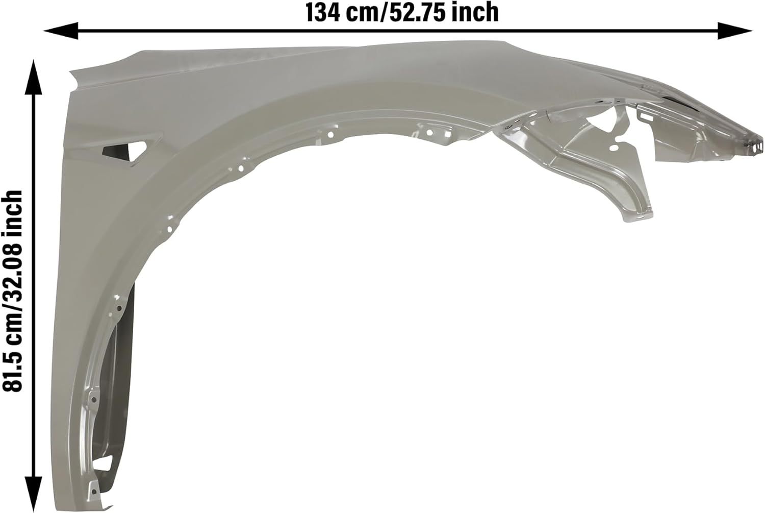 For Tesla Model Y 2020-2023 Front Passenger & Driver Side Fender Primed Steel Replacement 1493451-SO-A 93452-SO-A