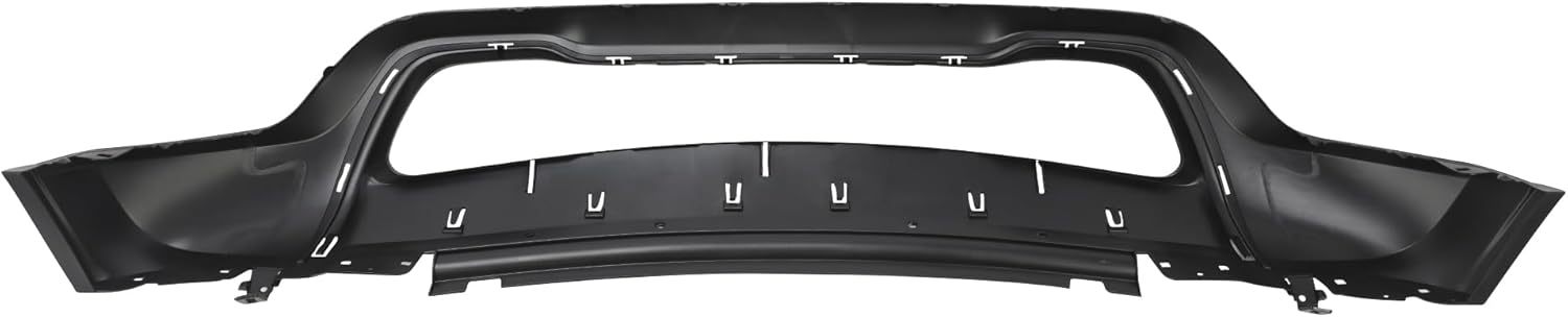 Front Lower Bumper Cover Compatible with 2014 2015 2016 Jeep Grand Cherokee, Plastic Automotive Steel Replacement 68143076AD CH1015114
