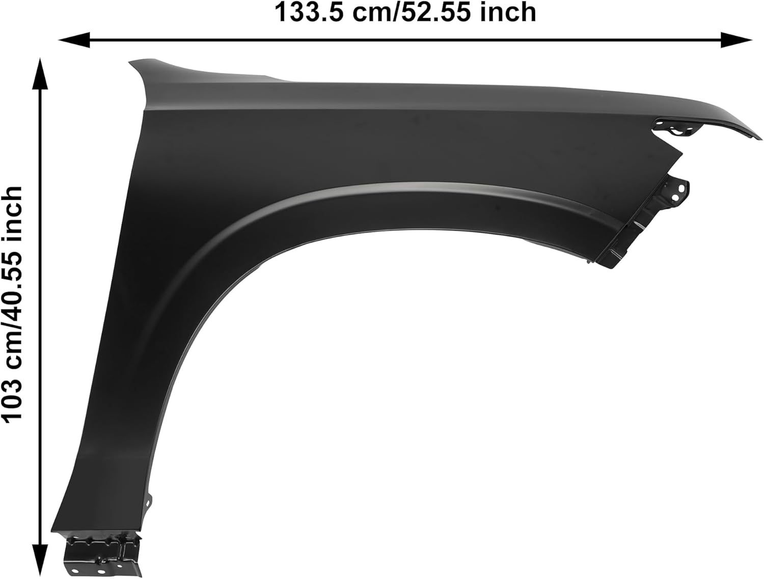 Front Fender Compatible with 2021-2023 Cadillac Escalade Passenger Right Side Primed Steel OEM 84384207