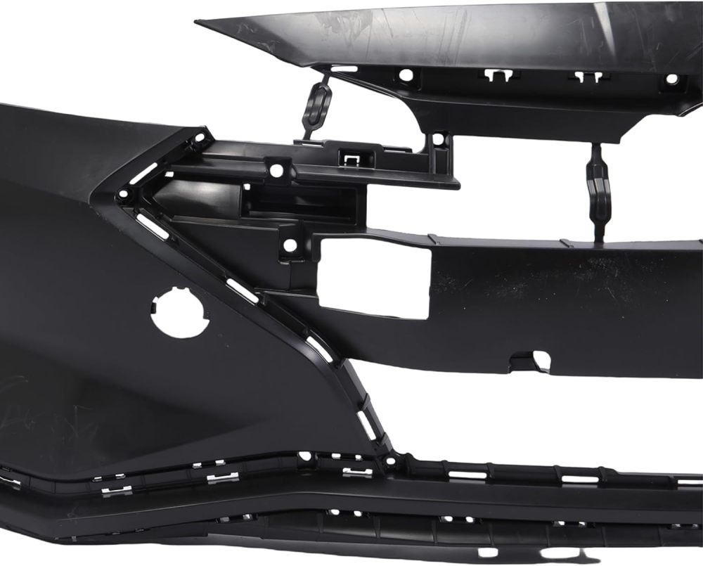 Front Bumper Cover Set W/Lamps & Grill Assembly Black For 2019 2020 Hyundai Elantra