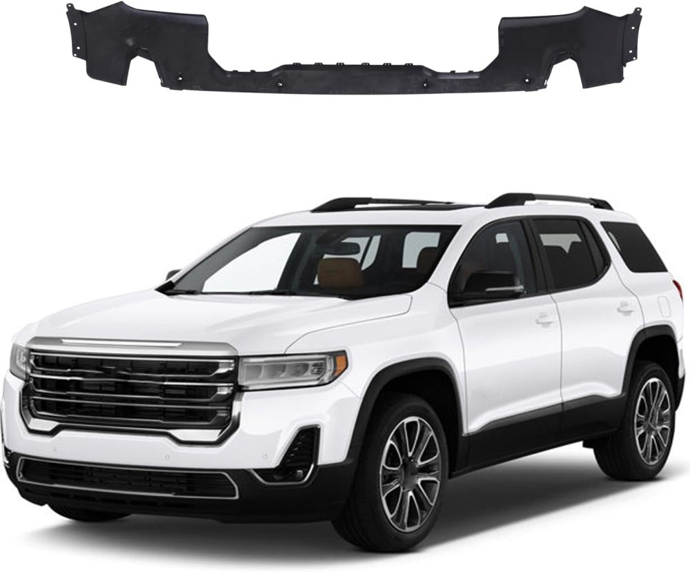Front Bumper Cover W/Radar Sensor Holes Compatible with GMC Acadia 2020 2021 2022 Plastic Bumpers Face Bar Replacement 84779370