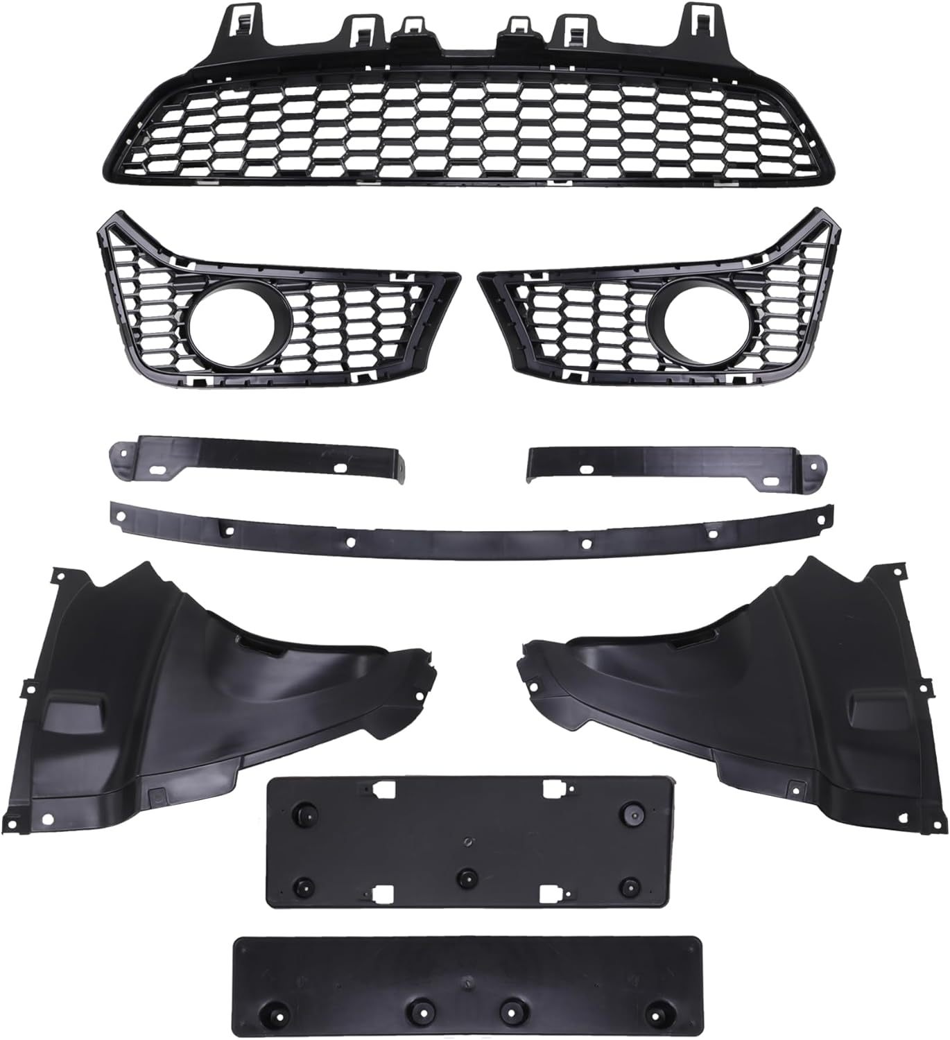 Font Bumper Cover for 2012-2018 BMW F30 F31 3 Series F80 M3 Style W/Fog Lights Hole