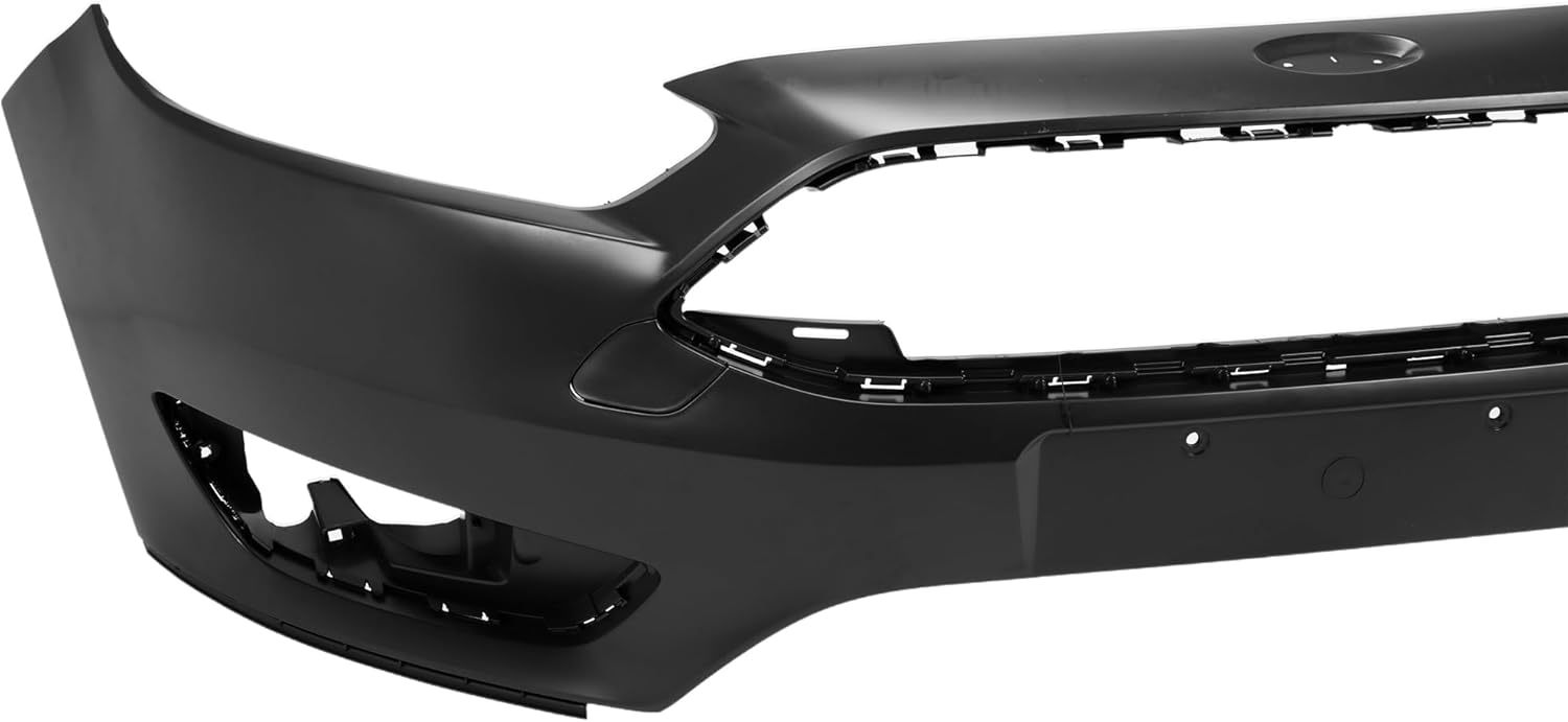 Fits For 2015 2016 2017 2018 Ford Focus Front Bumper Cover Complete Grill Upper Lower 7PCS/Set
